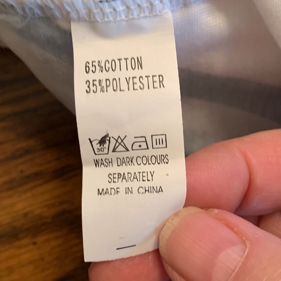 Sleeveless Ruffled Top, size 2XL, white and bluish/green NWT - Picture 9 of 14